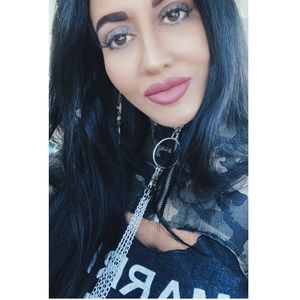 ⛓Cropped Camo Shirt Jacket with Chains